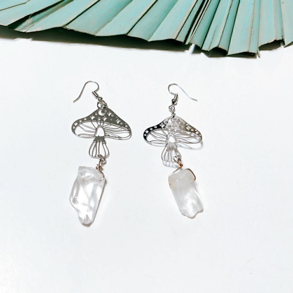 Crystal drop earrings  S21